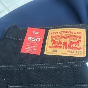 Levi's 550 Relaxed Fit Jeans - Black